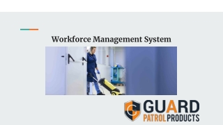 Workforce Management System