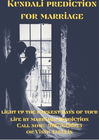 Get free kundali reading for marriage & enlight your marriage life