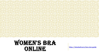 Womens bra online