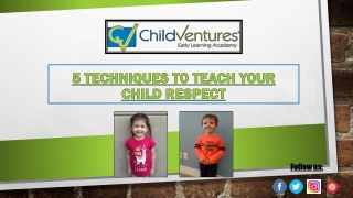5 Techniques to Teach Your Child Respect