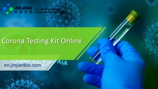 Corona Testing Kit Online