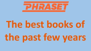 The best books of the past few years