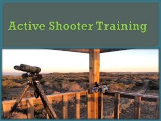 Active Shooter Training