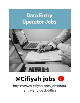Work from home data entry operator jobs for fresher