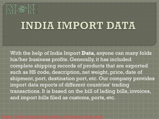 Download Free Samples of Importers Data