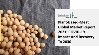 Plant Based Meat Market Scenario, Current Trends And Competitive Outlook By 2025