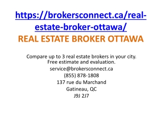 real estate broker ottawa