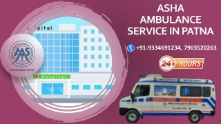 Get high quality road ambulance service |ASHA