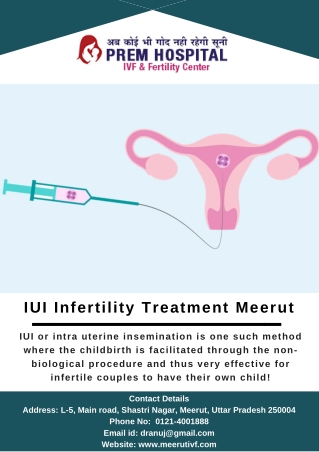 IUI Infertility Treatment in Meerut