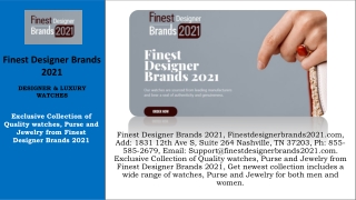 Ph: 855-585-2679 - Finestdesignerbrands2021