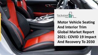 Motor Vehicle Seating And Interior Trim Market Industry Growth Opportunity 2021-2025