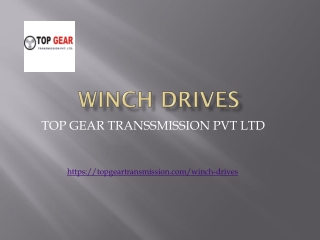 WINCH DRIVES - Top Gear Transmission