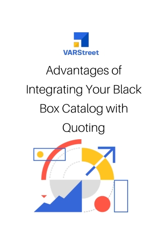 Advantages of integrating your black box catalog with quoting