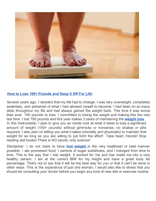 How-to-Lose-100-Pounds-and-Keep-it-Off-For-Life