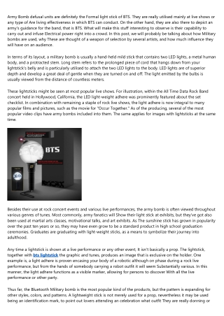 10 Things Most People Don't Know About bts light stick ver 3