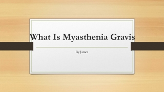 Myasthenia gravis