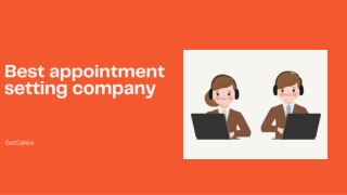 What to search for while picking an appointment-setting company?