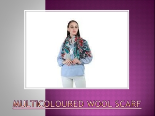 Four Multicoloured Wool Scarf To Buy This Winter