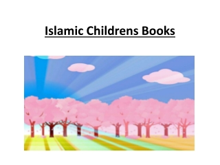 Islamic Childrens Books