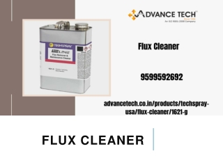 Get flux cleaner