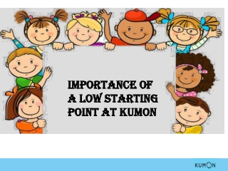 Importance of Starting Point at Kumon