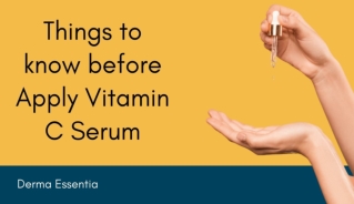 When to the Apply Vitamin C Serum on Face