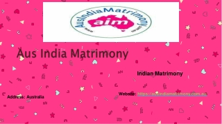 Matrimony Sites In Australia