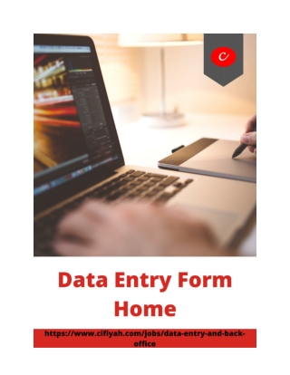 Data Entry Jobs from Home for Fresher