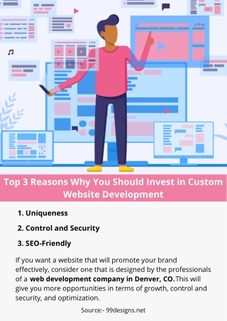 Top 3 Reasons Why You Should Invest in Custom Website Development