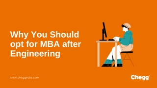 Benefits of Doing MBA after Engineering