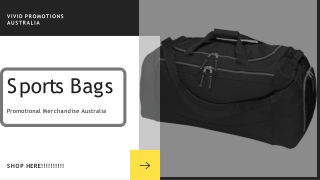 A Beautiful Collection Of Small Sports Bags At Vivid Promotions Australia
