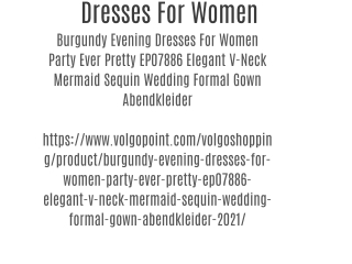 Dresses For Women