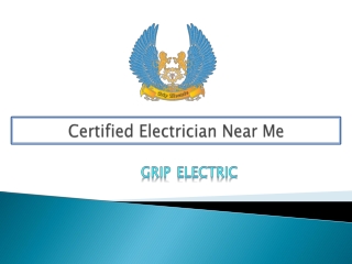 Certified Electrician Near Me