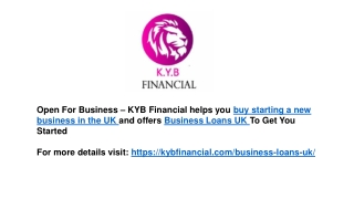 new business loans uk