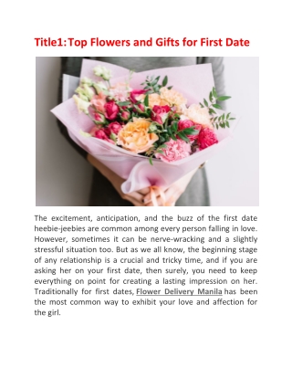 Flower ,Chocolate and Teddy delivery manila