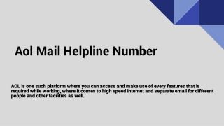 AOL Helpline Number  1(806) 464-3679 | Support Number