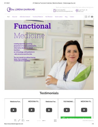 Medicina funcional-Dra. Lorena Gaviria MD