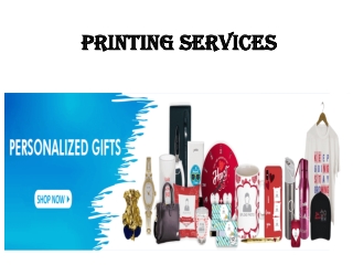 Printing services