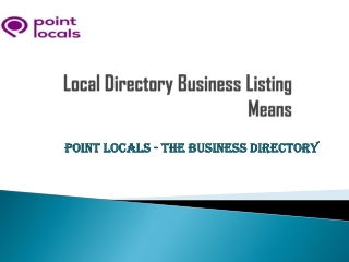 Why Are Local Business Listings Important?