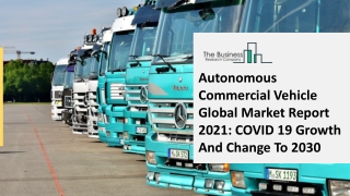 2021 Autonomous Commercial Vehicle Market Industry Outlook, Growth And Trends