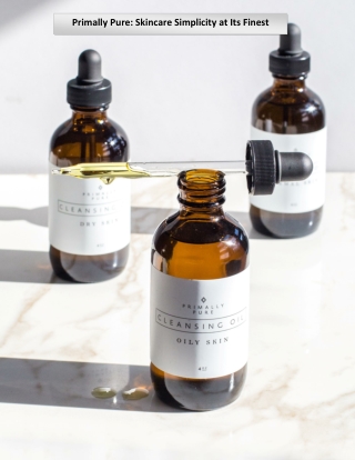 Primally Pure: Skincare Simplicity at Its Finest