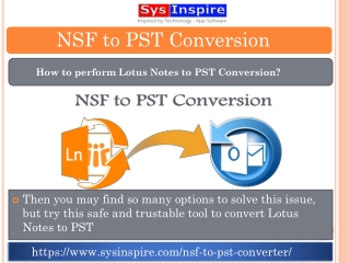 NSF to PST converter software