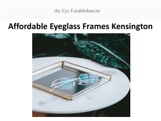 Affordable Eyeglass Frames Kensington