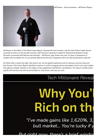 W. Jeffrey Brown - Everybodywiki Bios & Wiki - Tech Investor Jeff Brown