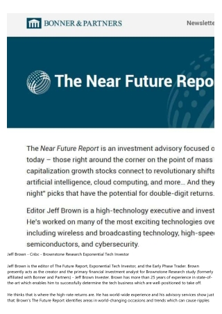 Is Jeff Brown As Credible As He Claims? : Stocks – Reddit ... - Is Jeff Brown Legitimate