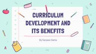 Curriculum Development and its Benefits