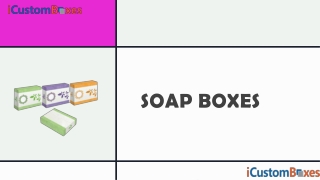 Premium Quality Printed Custom Soap Boxes For Sale