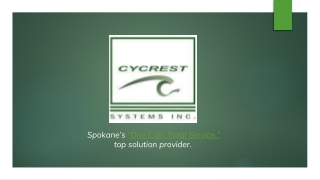 IT Outsourcing Solutions In Spokane | Cycrest Systems