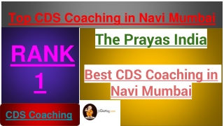 Best CDS Coaching in Navi  Mumbai