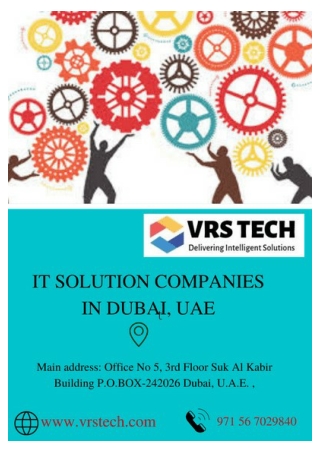 IT Solutions Company in Dubai, UAE